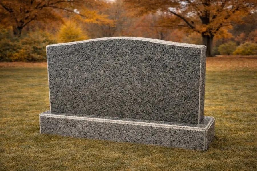 Companion Upright Granite Headstone 41 x 6 x 27